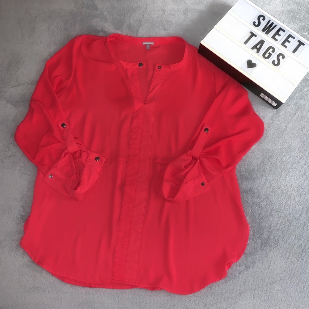 Coral Blouse